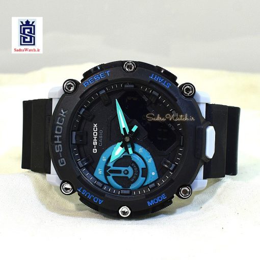 CASIO G-SHOCK GA – 2200 کاسیو جی شاک هیدرولیک دیجیتال بدون کوگ رنگ طوسی روشن - Image 5