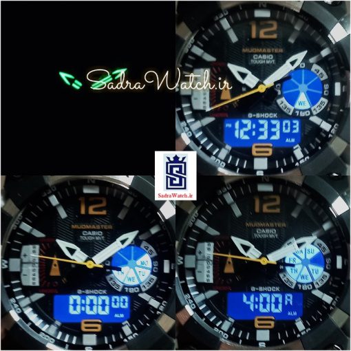 CASIO G- SHOCK HSD-008 جدید دوزمانه رنگ نارنجی - Image 6