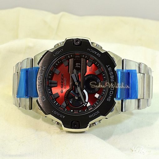 کاسیو جی شاک CASIO G-SHOCK GST-B400 هیدرولیک دیجیتال صفحه زرشکی - Image 6