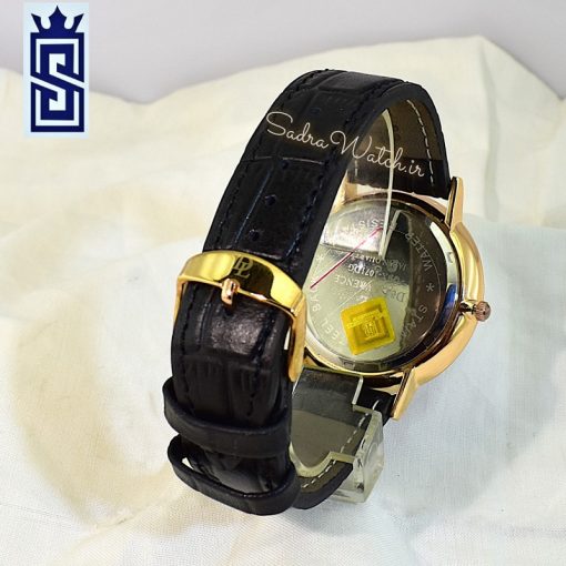 DeLAWRENCE GBX-1071DG DL دلاورنس جدید مردانه مهندسی ژاپن رنگ قاب طلایی و صفحه قهوه ای - Image 6