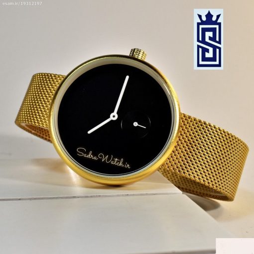 GUCCI WATCH CX89698 گوچی موتور ژاپن 2 موتوره  ** زیر ثانیه فعال ** درب استیل ** رنگ بسیارزیبای طلایی - Image 6