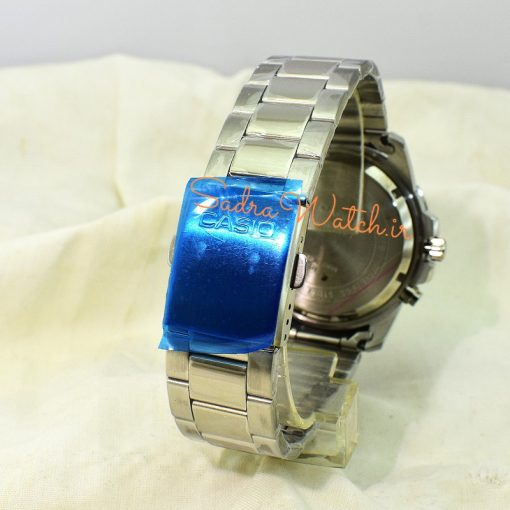 CASIO ILLUMINATOR 5373 MTD-1079 کاسیو موتور VX ژاپن ساخت شرکت سیکو ،، تک موتوره دو تقویم ،، فول استیل دارای چراغ صفحه - Image 7