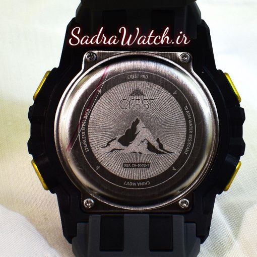 CREST WATCH REF:CR-9502-1 کرست دیجیتالی جدید 2 تایمه ** ضدآب استخری ** فول امکانات - Image 7