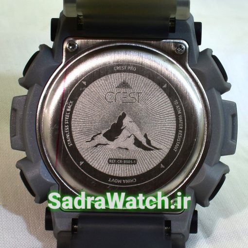 CREST WATCH REF:CR-9501-1 کرست دیجیتالی جدید 2 تایمه ** ضدآب استخری ** فول امکانات - Image 8