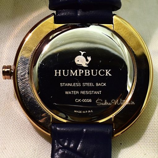HUMPBUCK CK-0008 هومپ بوک جدید زنانه موتور ژاپن تمام نگین حلقه نگین دار دور شیشه گردان بند سرمه ای - Image 7
