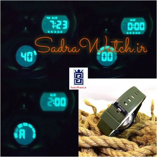 CASIO G- SHOCK HS1016 جدید دوزمانه رنگ سبز - Image 7