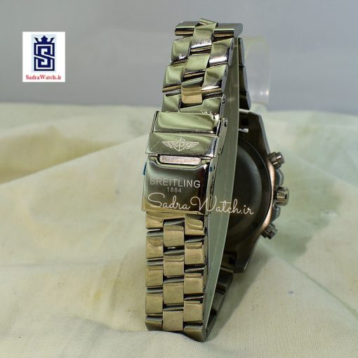 برایتلینگ  2 زمانه ** BREITLING VB5510-XB55 جدید موتور ژاپن * شیشه سافایر کریستال * تاچیمتردور صفحه متحرک دستی گردان - Image 8