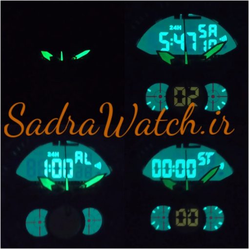 EXPONI 3278 SPORT طرح جدید ضدآب اگسپونی دو زمانه * آنتی مغناطیس فول امکانات * مشکی * درب استیل - Image 8
