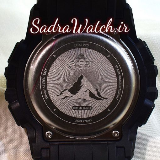 CREST WATCH REF:CR-9502-3 کرست دیجیتالی جدید 2 تایمه ** ضدآب استخری ** فول امکانات - Image 8