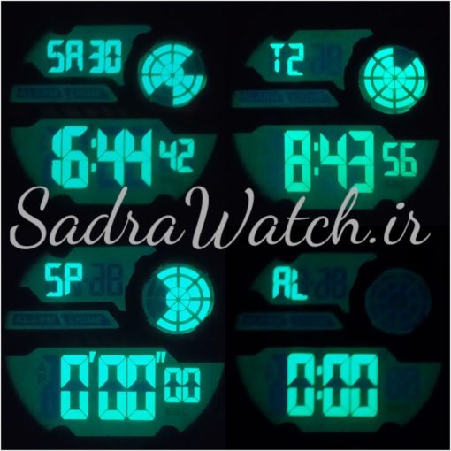 CREST WATCH REF:CR-9503-2 کرست دیجیتالی جدید 2 تایمه ** ضدآب استخری ** فول امکانات - Image 8