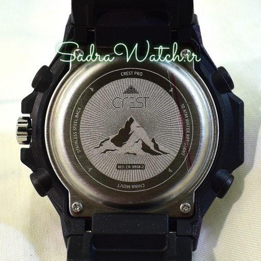 CREST WATCH REF:CR-9508-2 کرست دیجیتالی جدید 3 زمانه ** ضدآب استخری ** فول امکانات - Image 8