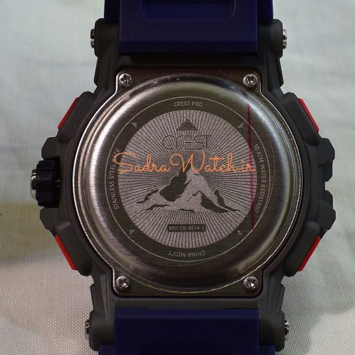 CREST WATCH REF:CR-9514-2 کرست دیجیتالی جدید 3 زمانه ** ضدآب استخری ** فول امکانات - Image 8