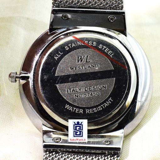 WL - WESTLAND NO:5745G  وست لند برند ایتالیا ساخت ژاپن دارای تاریخ روزشمار صفحه سفید - Image 8