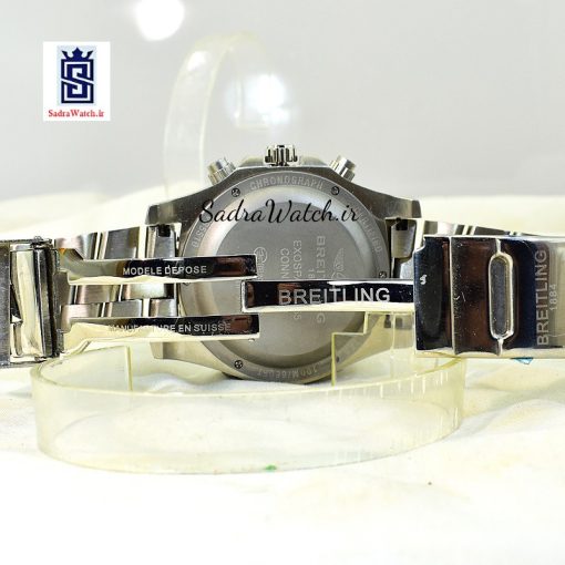 برایتلینگ  2 زمانه ** BREITLING VB5510-XB55 جدید موتور ژاپن * شیشه سافایر کریستال * تاچیمتردور صفحه متحرک دستی گردان - Image 9