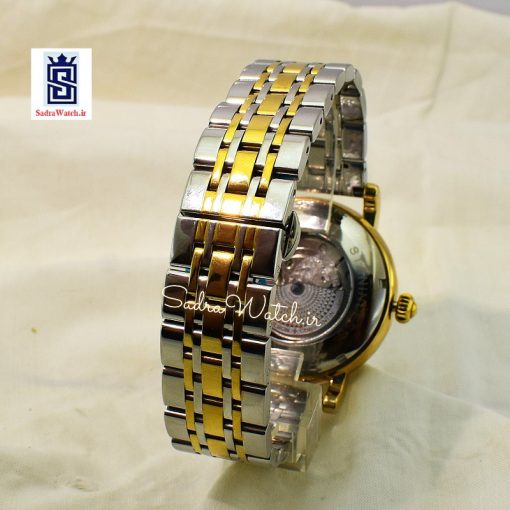VACHERON CONSTANTIN GENEVE 22K واچرون کنستانتین اتوماتیک مکانیکی (کوکی حرکتی) اسگلتون قلب باز دو رنگ - Image 8