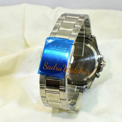 CASIO ILLUMINATOR 5373 MTD-1079 کاسیو موتور VX ژاپن ساخت شرکت سیکو ،، تک موتوره دو تقویم ،، فول استیل ، دارای چراغ صفحه - Image 9
