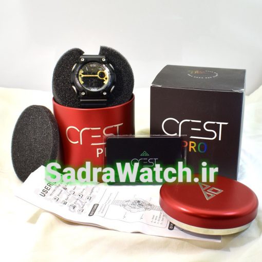 CREST WATCH REF:CR-9501-1 کرست دیجیتالی جدید 2 تایمه ** ضدآب استخری ** فول امکانات - Image 9