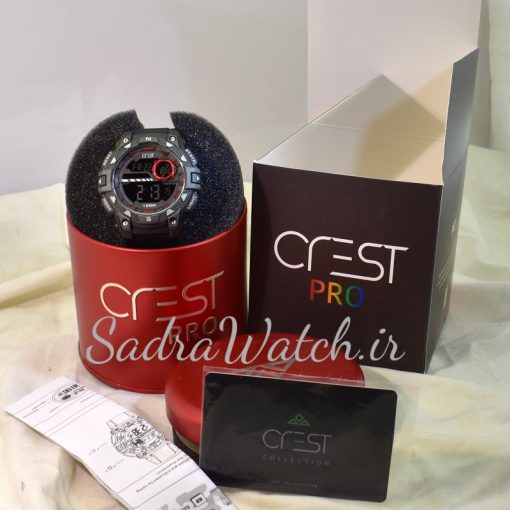 CREST WATCH REF:CR-9503-1 کرست دیجیتالی جدید 2 تایمه ** ضدآب استخری ** فول امکانات - Image 9