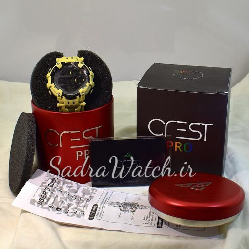 CREST WATCH REF:CR-9504-1 کرست دیجیتالی جدید 2 تایمه ** ضدآب استخری ** فول امکانات - Image 9