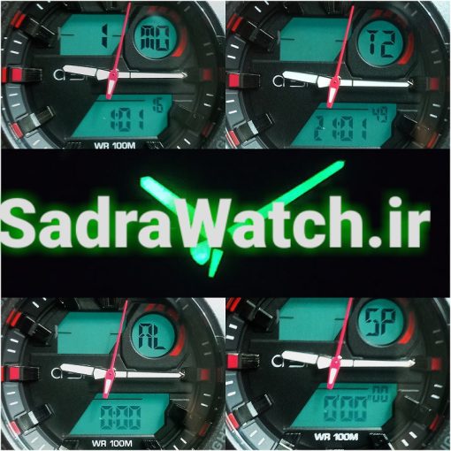 CREST WATCH REF:CR-9508-1 کرست دیجیتالی جدید 3 زمانه ** ضدآب استخری ** فول امکانات - Image 9