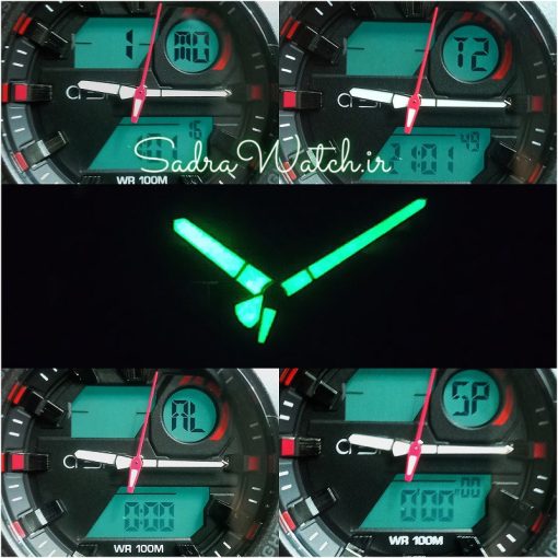 CREST WATCH REF:CR-9508-2 کرست دیجیتالی جدید 3 زمانه ** ضدآب استخری ** فول امکانات - Image 9