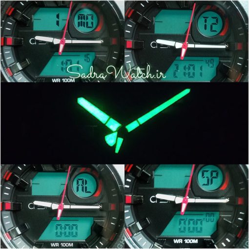 CREST WATCH REF:CR-9508-3 کرست دیجیتالی جدید 3 زمانه ** ضدآب استخری ** فول امکانات - Image 9