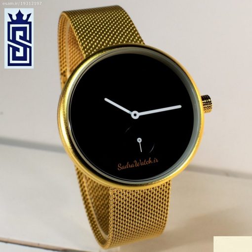 GUCCI WATCH CX89698 گوچی موتور ژاپن 2 موتوره  ** زیر ثانیه فعال ** درب استیل ** رنگ بسیارزیبای طلایی - Image 2