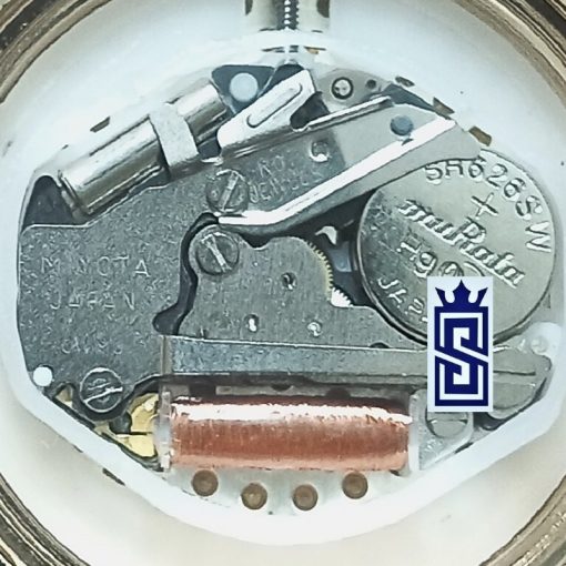 HUMPBUCK  CK-0008 هومپ بوک جدید زنانه موتور ژاپن تمام نگین حلقه نگین دار دور شیشه گردان رنگ بند سبز - Image 8