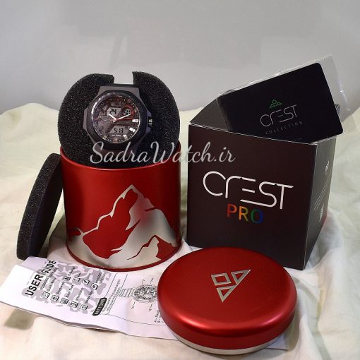 CREST WATCH REF:CR-9508-3 کرست دیجیتالی جدید 3 زمانه ** ضدآب استخری ** فول امکانات - Image 11