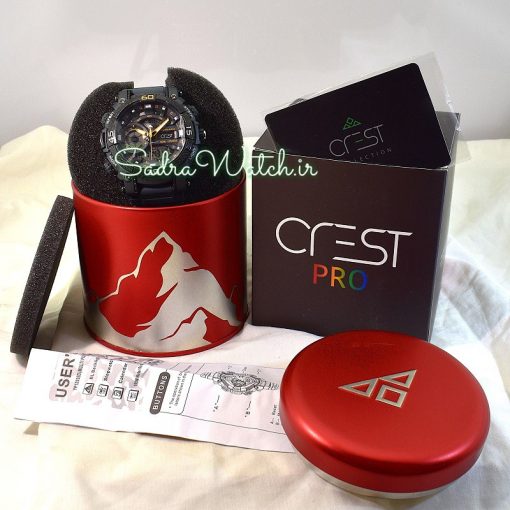 CREST WATCH REF:CR-9509-3 کرست دیجیتالی جدید 2 زمانه ** ضدآب استخری ** فول امکانات - Image 11