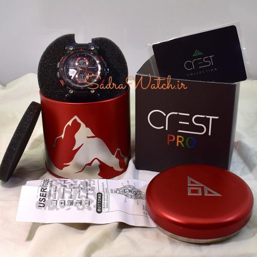 CREST WATCH REF:CR-9514-2 کرست دیجیتالی جدید 3 زمانه ** ضدآب استخری ** فول امکانات - Image 10
