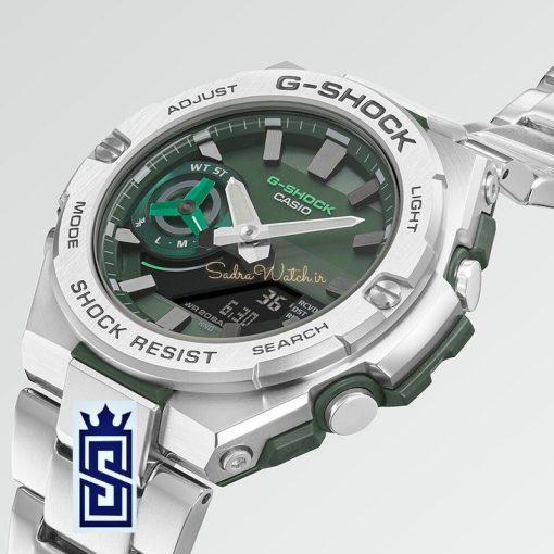 کاسیو جی شاک CASIO G-SHOCK GST-B500 هیدرولیک دیجیتال صفحه سبز - Image 10