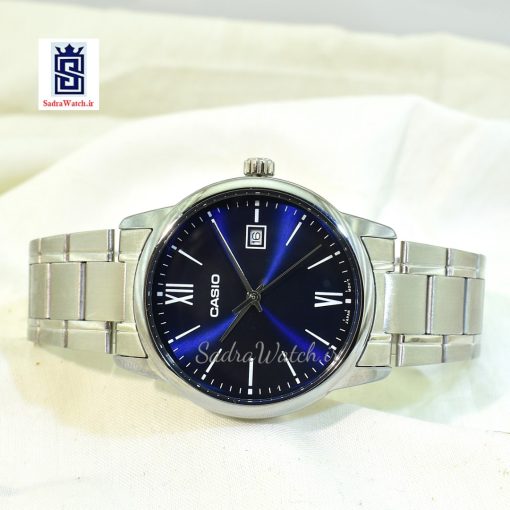 CASIO  2784 MTP-V002D کاسیو اورجینال رفرنس دارموتور CWMJ ژاپن  ،، تک موتوره تقویم دار ،، فول استیل - Image 8