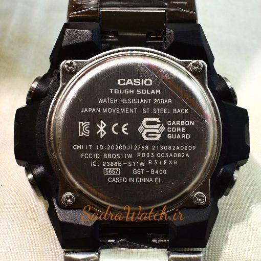 کاسیو جی شاک CASIO G-SHOCK GST-B400 هیدرولیک دیجیتال صفحه زرشکی - Image 11