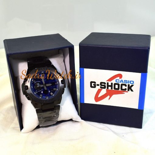 کاسیو جی شاک CASIO G-SHOCK GST-B400 هیدرولیک دیجیتال صفحه سرمه ای (کابنی) - Image 12