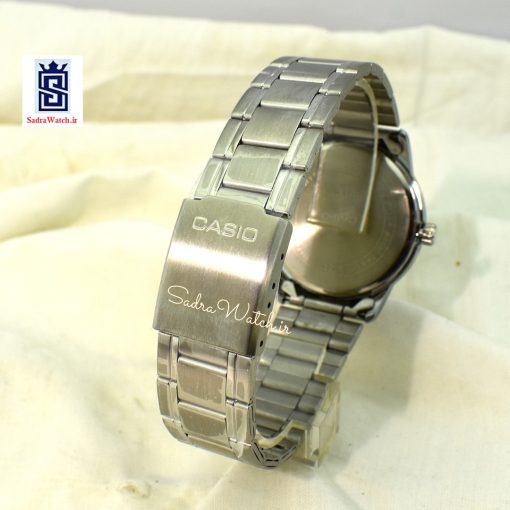CASIO  2784 MTP-V002D کاسیو اورجینال رفرنس دارموتور CWMJ ژاپن  ،، تک موتوره تقویم دار ،، فول استیل - Image 10