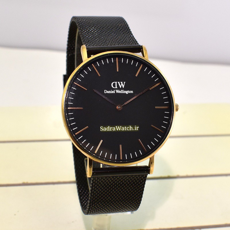 Daniel Wellington دنیل ولینگتون B40R5 ژاپن کلاسیک مهندسی * فول استیل * دارای بار کد ساخت ثبت شده درب موتور - Image 3
