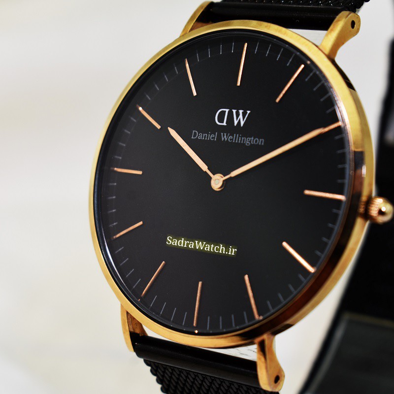 Daniel Wellington دنیل ولینگتون B40R5 ژاپن کلاسیک مهندسی * فول استیل * دارای بار کد ساخت ثبت شده درب موتور - Image 6