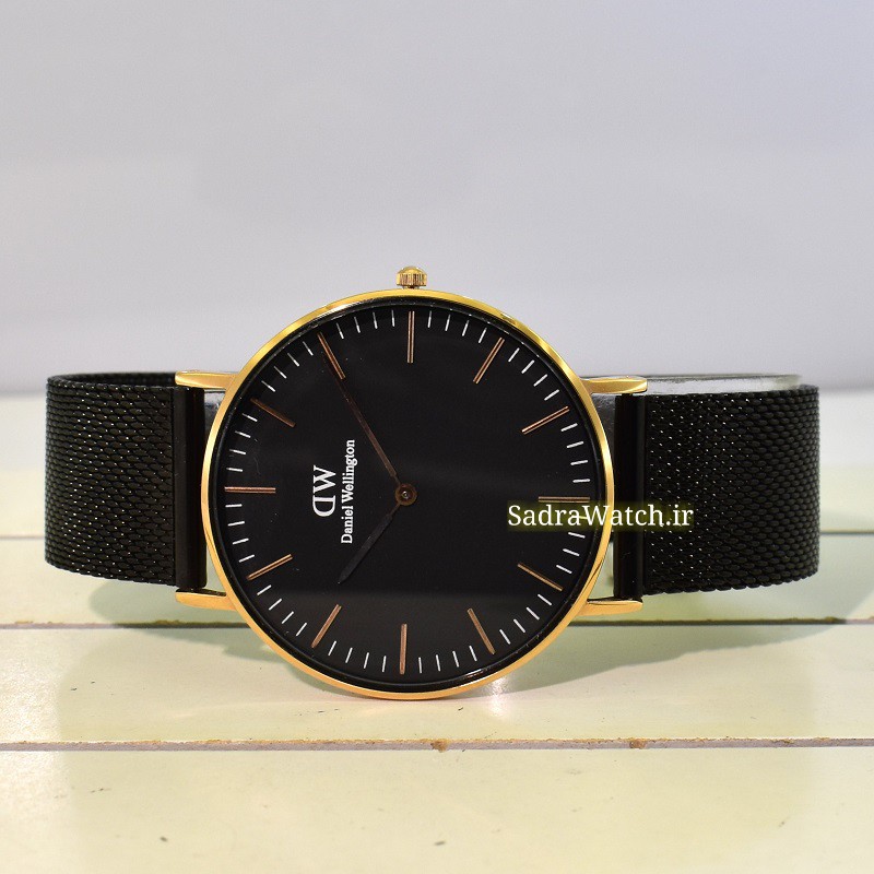 Daniel Wellington دنیل ولینگتون B40R5 ژاپن کلاسیک مهندسی * فول استیل * دارای بار کد ساخت ثبت شده درب موتور - Image 7