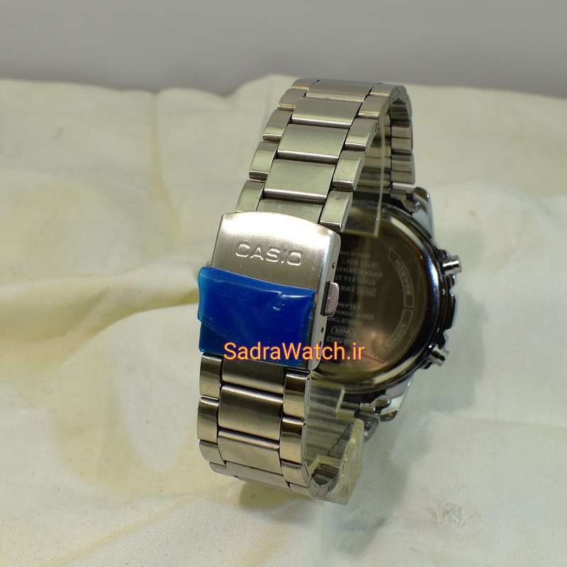 کاسیو هیدرولیک CASIO WORLD TIME AMW – 880 دو زمانه با چراغ لایت لامپی بسیار قوی - Image 8