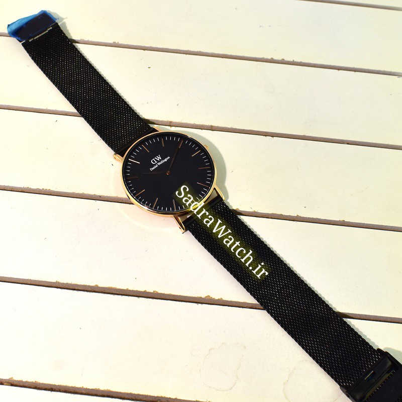 Daniel Wellington دنیل ولینگتون B40R5 ژاپن کلاسیک مهندسی * فول استیل * دارای بار کد ساخت ثبت شده درب موتور - Image 9