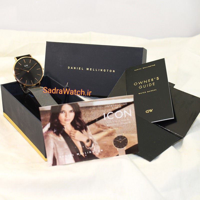 Daniel Wellington دنیل ولینگتون B40R5 ژاپن کلاسیک مهندسی * فول استیل * دارای بار کد ساخت ثبت شده درب موتور - Image 13
