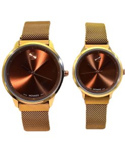 ست رنانه مردانه موادو MOVADO WATCH NO:6933 ساخت ژاپن