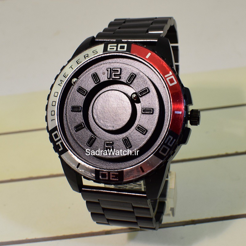 SABR WATCH صبر جدید عقربه ها ساچمه ای مگنتی * اسپورت با صفحه ای ساده بدون شیشه ، با موتور EPSON ژاپن - Image 4