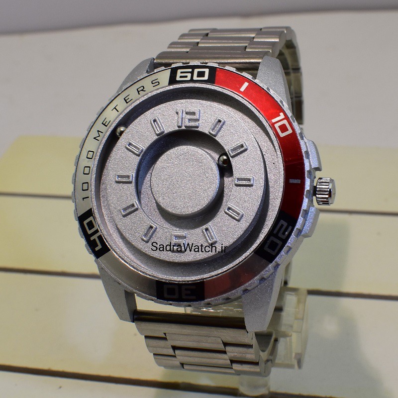 SABR WATCH صبر جدید عقربه ها ساچمه ای مگنتی * اسپورت با صفحه ای ساده بدون شیشه ، با موتور EPSON ژاپن - Image 4