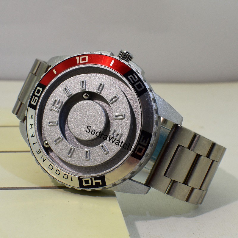 SABR WATCH صبر جدید عقربه ها ساچمه ای مگنتی * اسپورت با صفحه ای ساده بدون شیشه ، با موتور EPSON ژاپن - Image 3