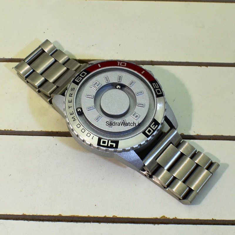 SABR WATCH صبر جدید عقربه ها ساچمه ای مگنتی * اسپورت با صفحه ای ساده بدون شیشه ، با موتور EPSON ژاپن - Image 5
