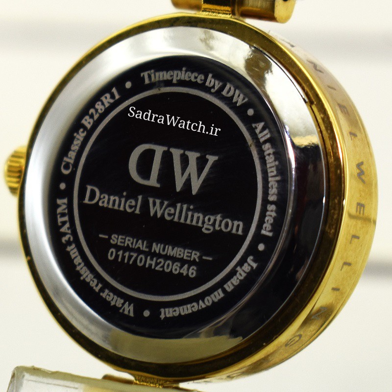 Daniel Wellington دنیل ولینگتون زنانه B28R1 ژاپن کلاسیک * فول استیل * دارای بار کد ساخت ثبت شده درب موتور - Image 11