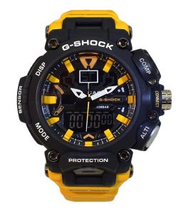 CASIO G- SHOCK HSD05 جدید دوزمانه بند زرد