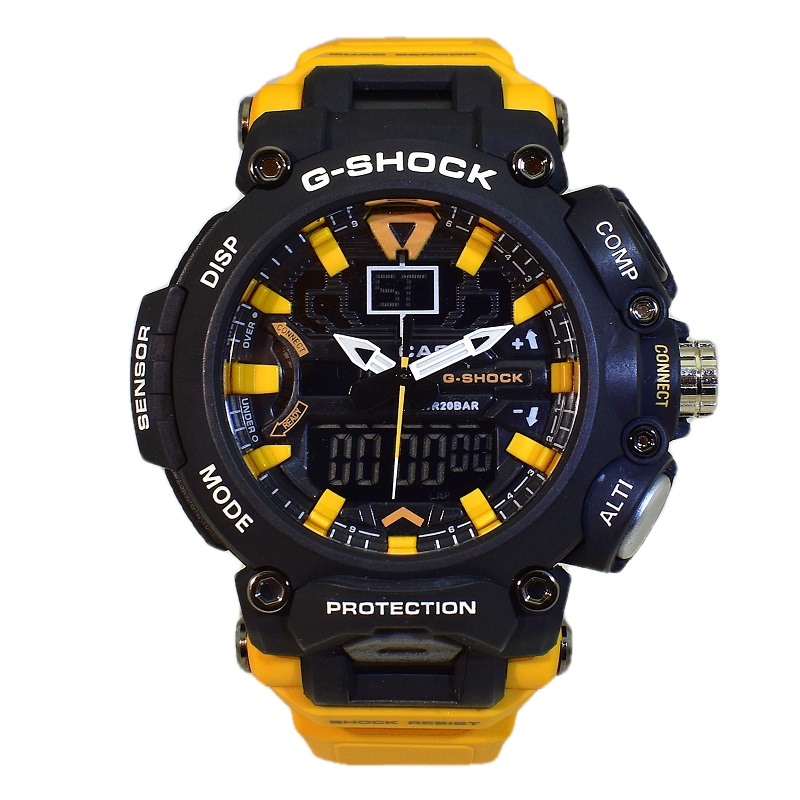 CASIO G- SHOCK HSD05 جدید دوزمانه بند زرد